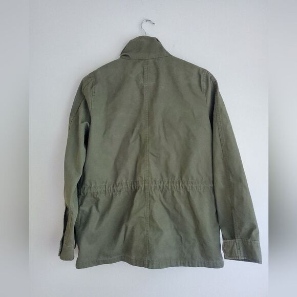 Madewell olive green surplus fatigue cargo jacket lightweight size small - Picture 9 of 13